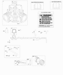 Cylinder PistonRingsConnecting Rod Diagram and Parts List for 350776-1046-A2  Briggs and Stratton Engine
